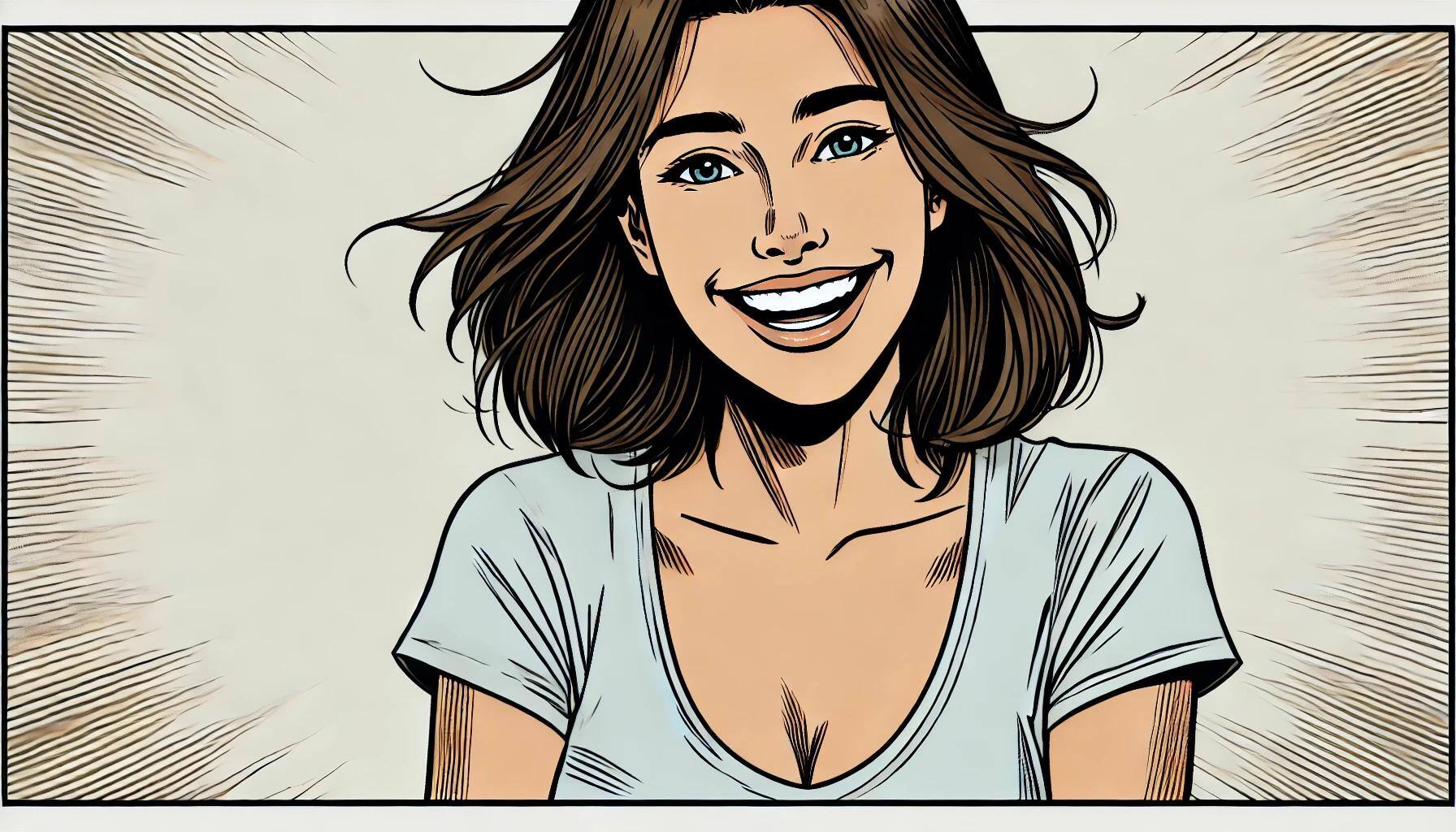 A_comic-style_illustration_of_a_happy_woman_lookin