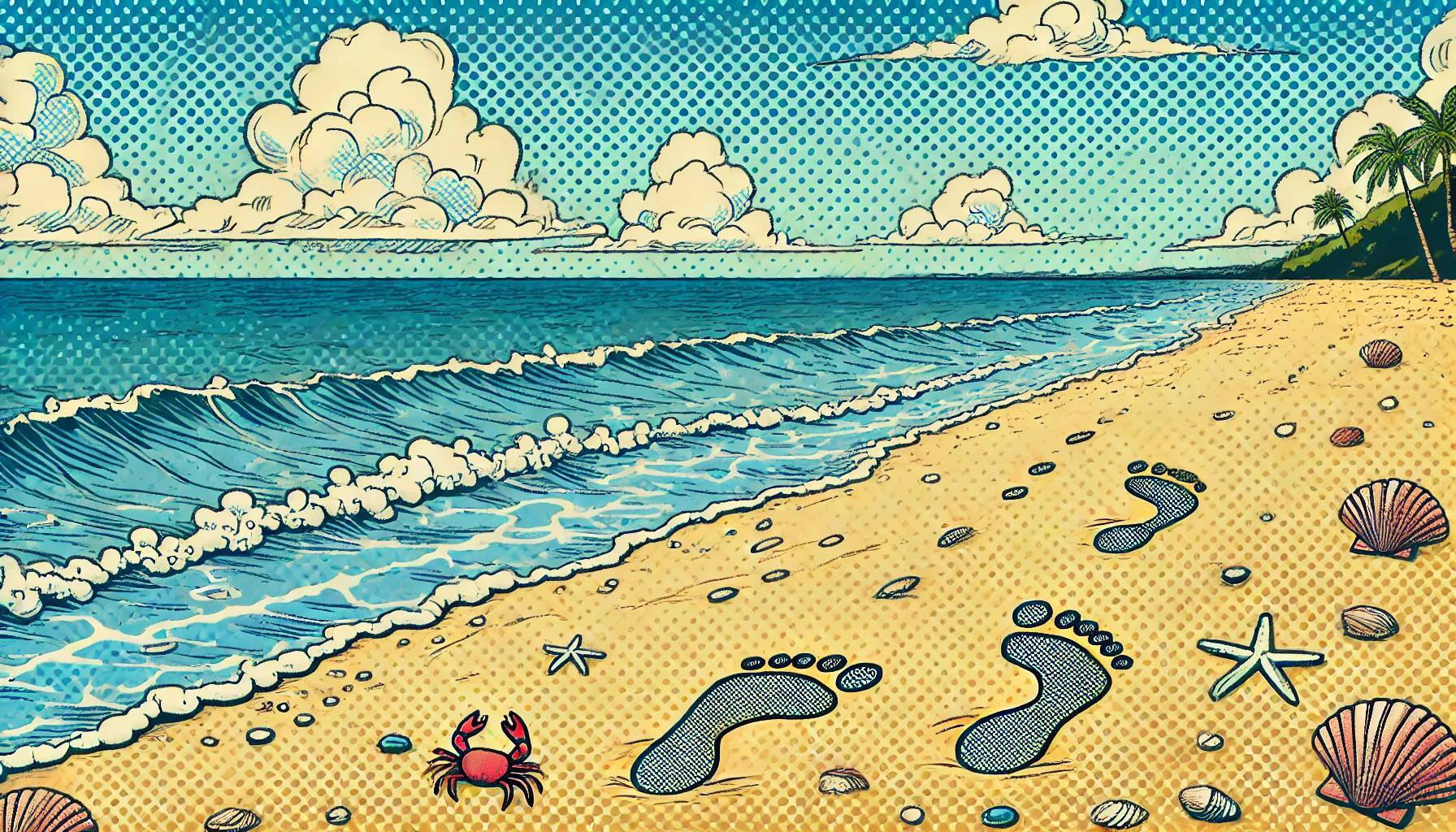 A_comic-style_illustration_of_footprints_in_the_sa_new